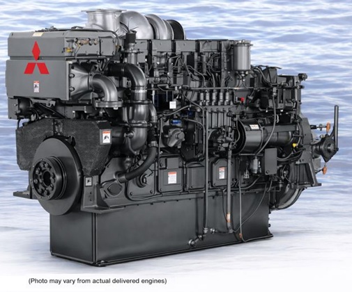 MITSUBISHI MARINE ENGINE S6R2-MPTK